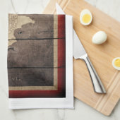 Wyoming Flag Küchentuch (Viertel Falte)