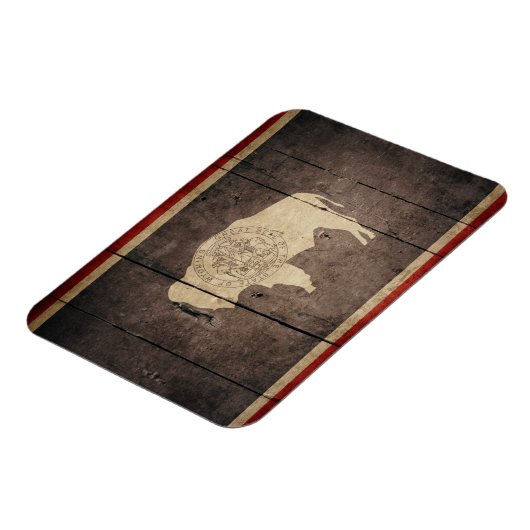 Wyoming Flag Magnet (Linke Seite)