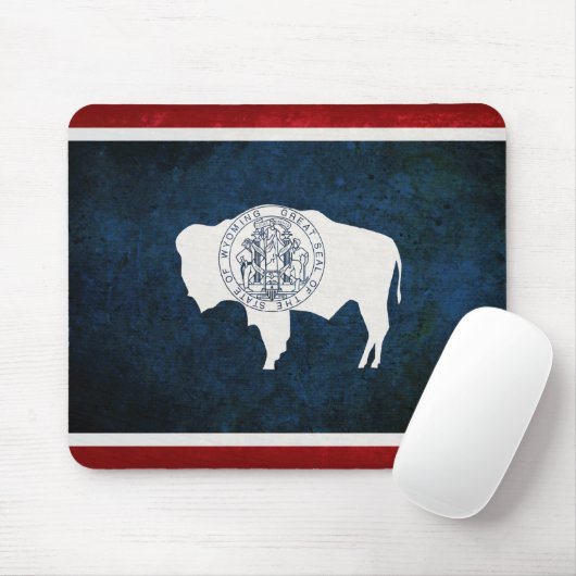 Wyoming Flag Mousepad (Mit Mouse)