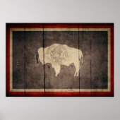 Wyoming Flag Poster (Vorne)