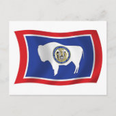 Wyoming Flag Postkarte (Vorderseite)