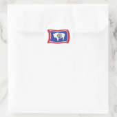 Wyoming Flag Sticker (Tasche)