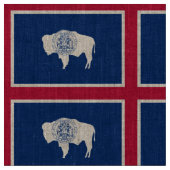 Wyoming Flag Stoff (Nahaufnahme)