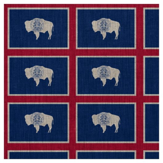 Wyoming Flag Stoff (Muster)
