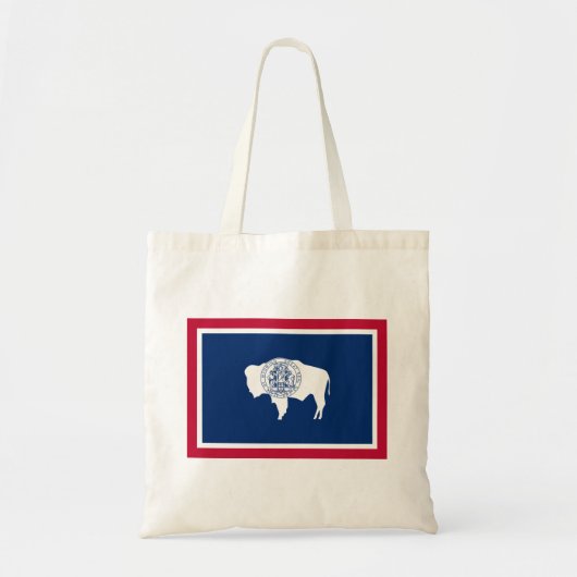 Wyoming Flag Tragetasche (Vorne)