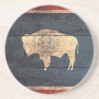 Wyoming Flag Untersetzer