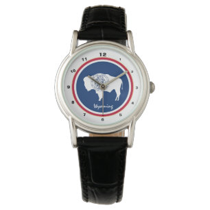 Wyoming Flag & Wyoming fashion USA /design watch Armbanduhr