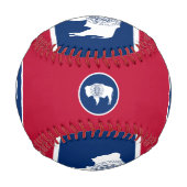 Wyoming Flag, Wyoming sport / Baseball Balls (Vorderseite)