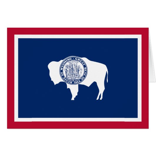 Wyoming-Flagge (Vorderseite (Horizontal))