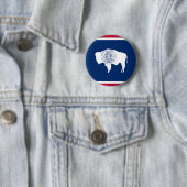 Wyoming-Flagge Button (Beispiel)