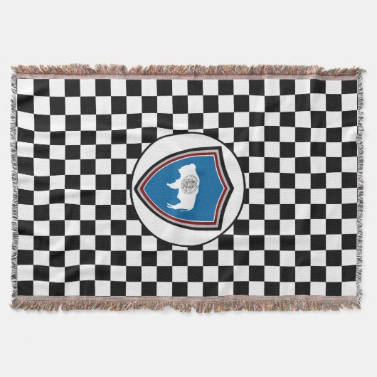 Wyoming-Flagge Decke (Vorderseite)