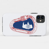 Wyoming-Flagge, die Carabiner klettert Case-Mate iPhone Hülle (Rückseite (Horizontal))