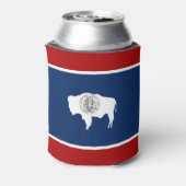 Wyoming-Flagge Dosenkühler (Kanne Rückseite)