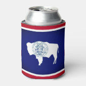 Wyoming-Flagge Dosenkühler (Kanne Vorderseite)