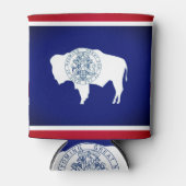 Wyoming-Flagge Dosenkühler (Vorderseite)