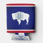 Wyoming-Flagge Dosenkühler (Rückseite)
