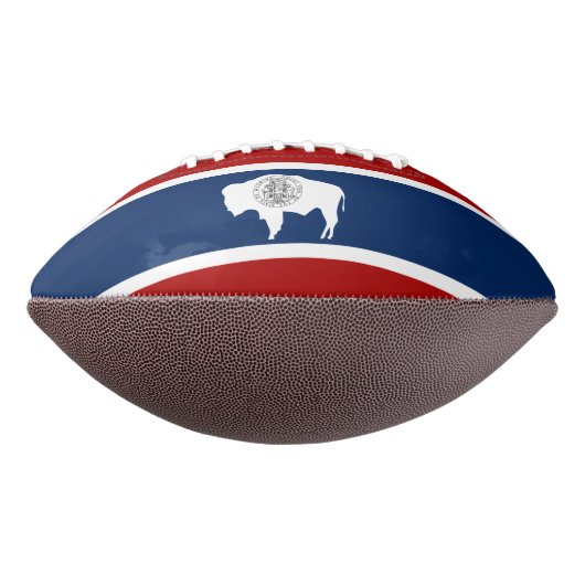 Wyoming-Flagge Football (Gedreht 270)