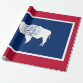 Wyoming-Flagge Geschenkpapier (Ungerollt)