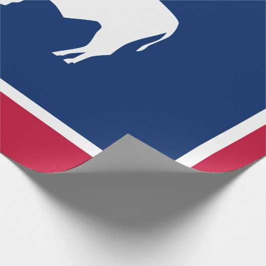 Wyoming-Flagge Geschenkpapier (Ecke)