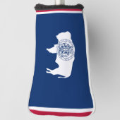 Wyoming-Flagge Golf Headcover (Rotieren 90)