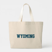 Wyoming-Flagge Jumbo Stoffbeutel (Rückseite)