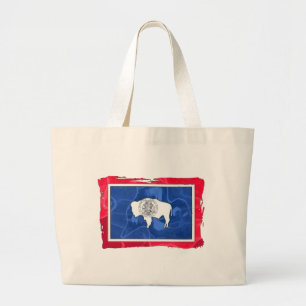 WYOMING-FLAGGE JUMBO STOFFBEUTEL