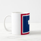 Wyoming-Flagge Kaffeetasse (Links)