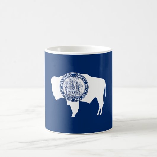 Wyoming-Flagge Kaffeetasse (Mittel)