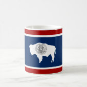 Wyoming-Flagge Kaffeetasse (Mittel)