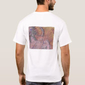 Wyoming-Flagge + Karten-T - Shirt (Rückseite)