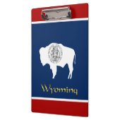 Wyoming-Flagge Klemmbrett (Links)
