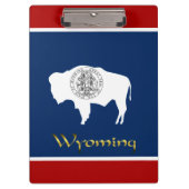 Wyoming-Flagge Klemmbrett (Vorderseite)