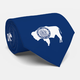 Wyoming-Flagge Krawatte