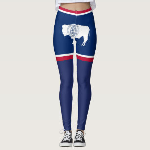 Wyoming-Flagge Leggings