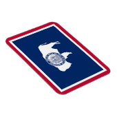 Wyoming-Flagge Magnet (Rechte Seite)