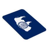 Wyoming-Flagge Magnet (Rechte Seite)