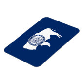 Wyoming-Flagge Magnet (Linke Seite)