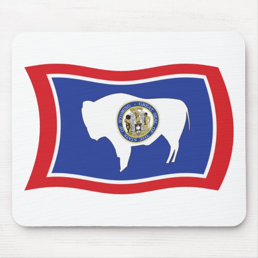 Wyoming-Flagge-Mauspad Mousepad (Vorne)