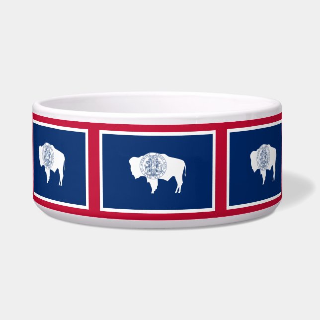 Wyoming-Flagge Napf (Vorderseite)
