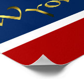 Wyoming-Flagge Poster (Ecke)