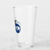 Wyoming-Flagge Radfahren Glas (Links)