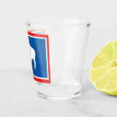Wyoming-Flagge Schnapsglas (Rechts)