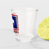 Wyoming-Flagge Schnapsglas (Rechts)