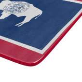 Wyoming-Flagge Schneidebrett (Ecke)