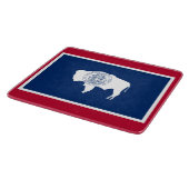 Wyoming-Flagge Schneidebrett (Ecke)