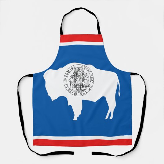 Wyoming-Flagge Schürze (Vorderseite)