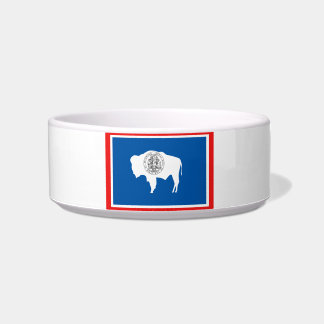 Wyoming-Flagge-Siegel Napf