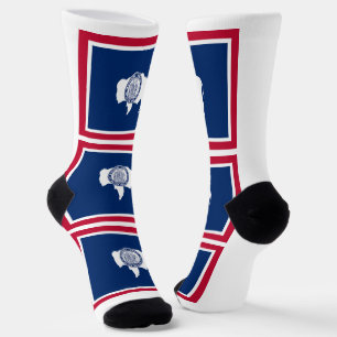 Wyoming-Flagge Socken