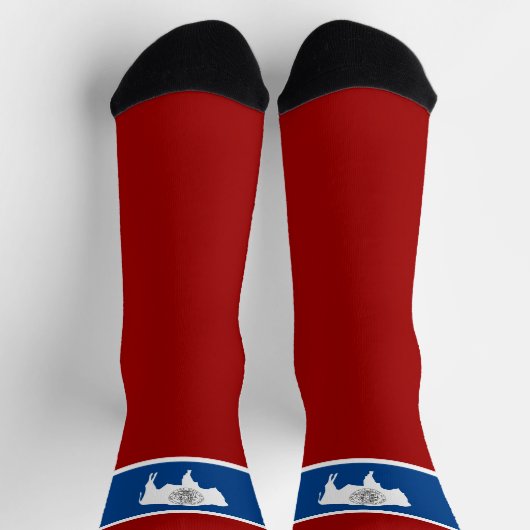 Wyoming-Flagge Socken (Oben)