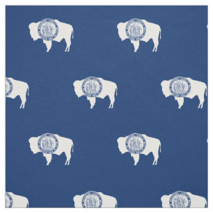 Wyoming-Flagge Stoff